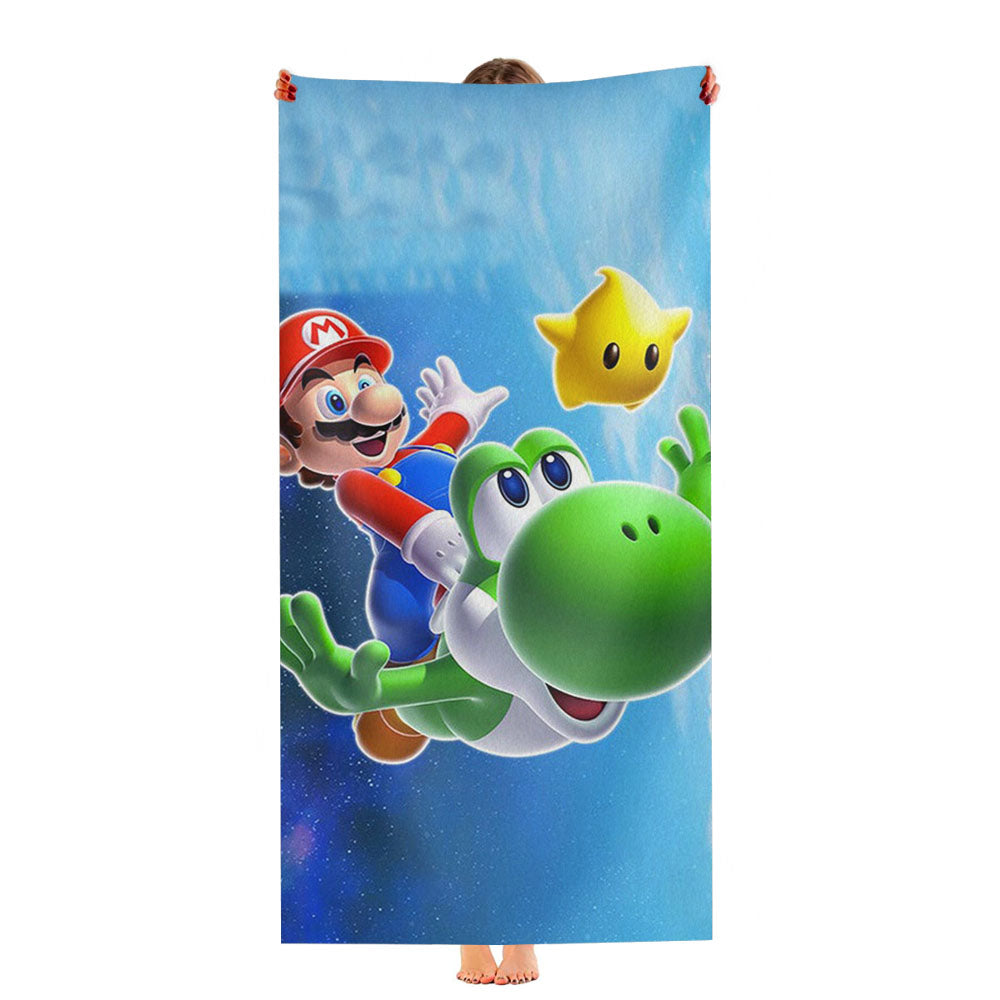 Yoshi Mario 1 Ultra-Soft Luxury Bathroom Towels
