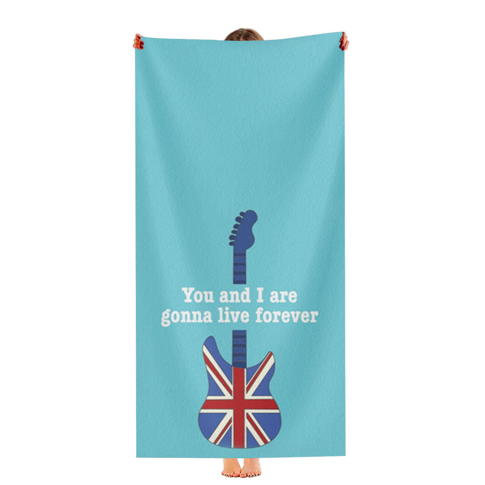 You And I Are Gonna Live Forever Ultra-Soft Luxury Bathroom Towels
