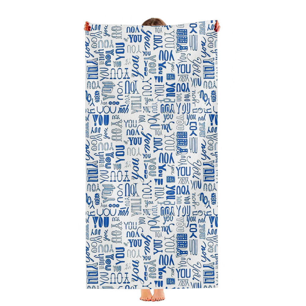 You Pattern Ultra-Soft Luxury Bathroom Towels