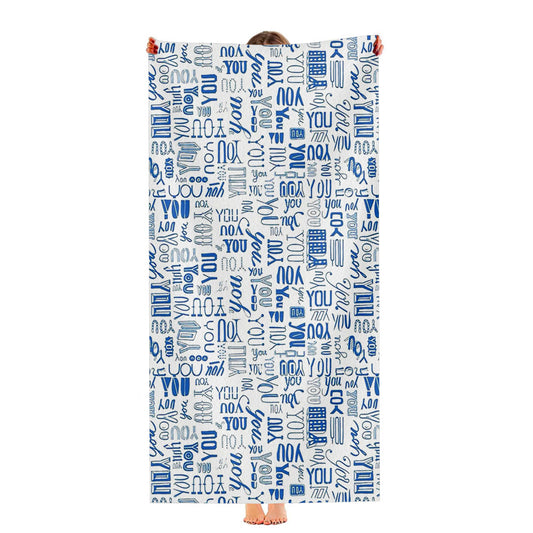 You Pattern Ultra-Soft Luxury Bathroom Towels