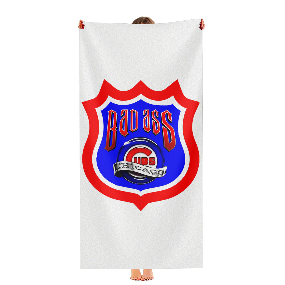 Bad Ass Chicago Cubs Ultra-Soft Luxury Bathroom Towels
