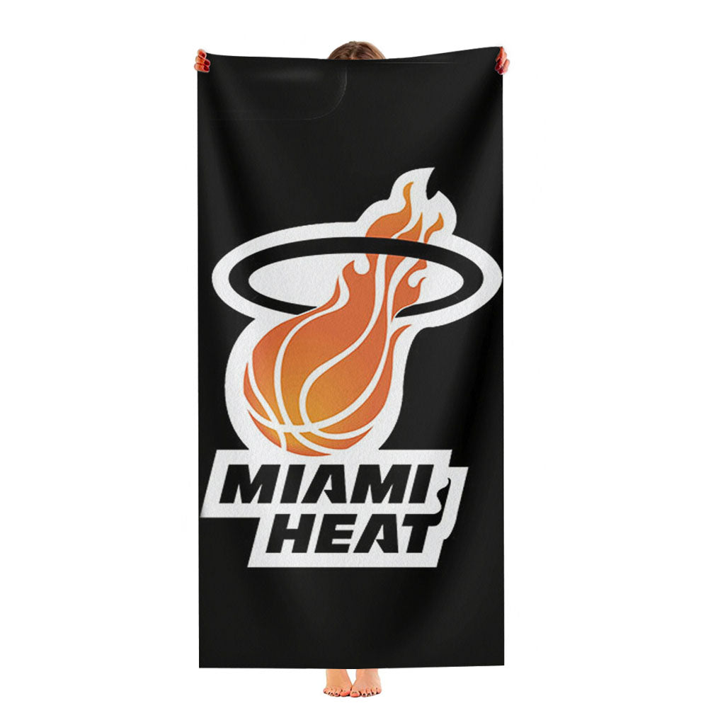 Black Design Miami Heat Ultra-Soft Luxury Bathroom Towels