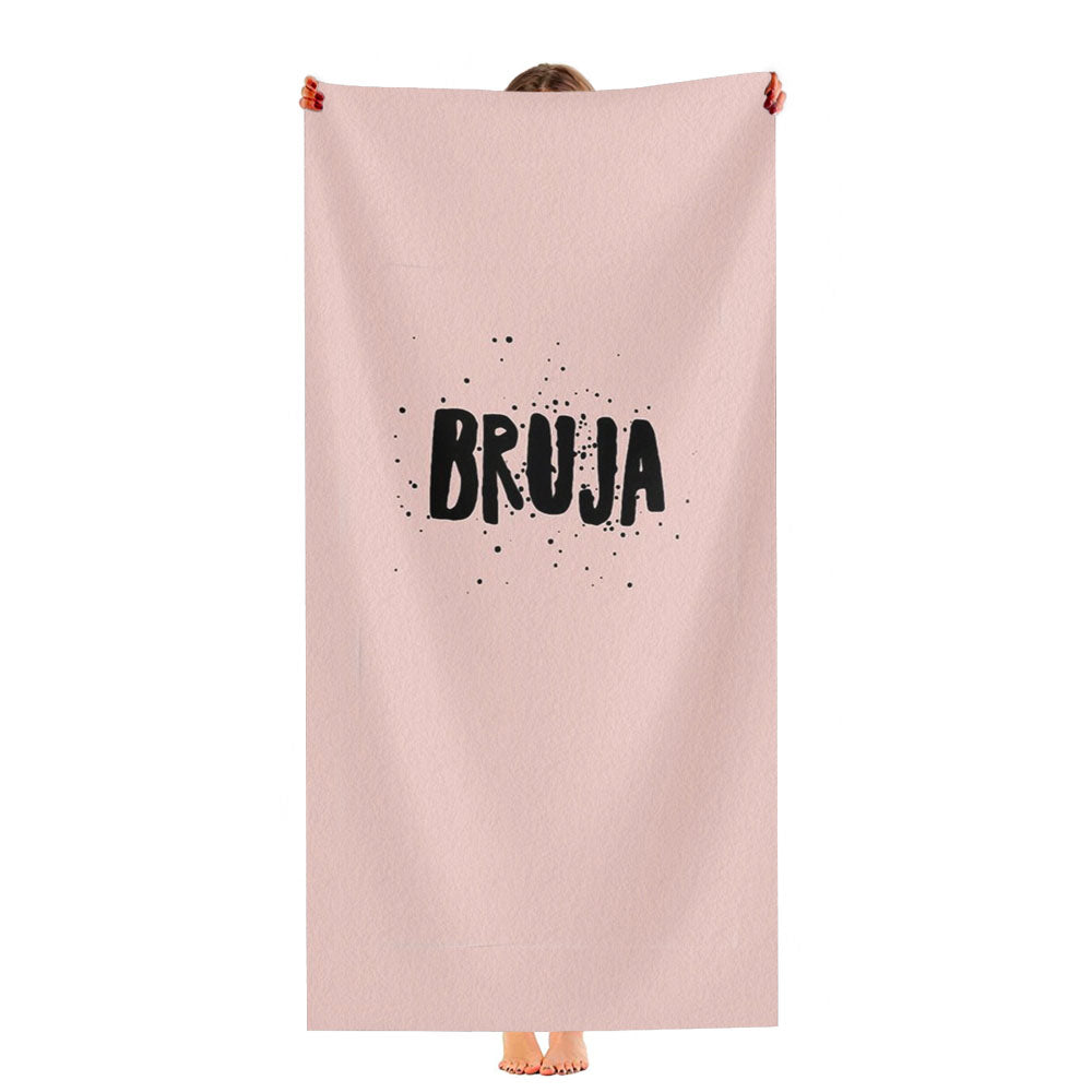 Bruja Witchy Woman Halloween Ultra-Soft Luxury Bathroom Towels