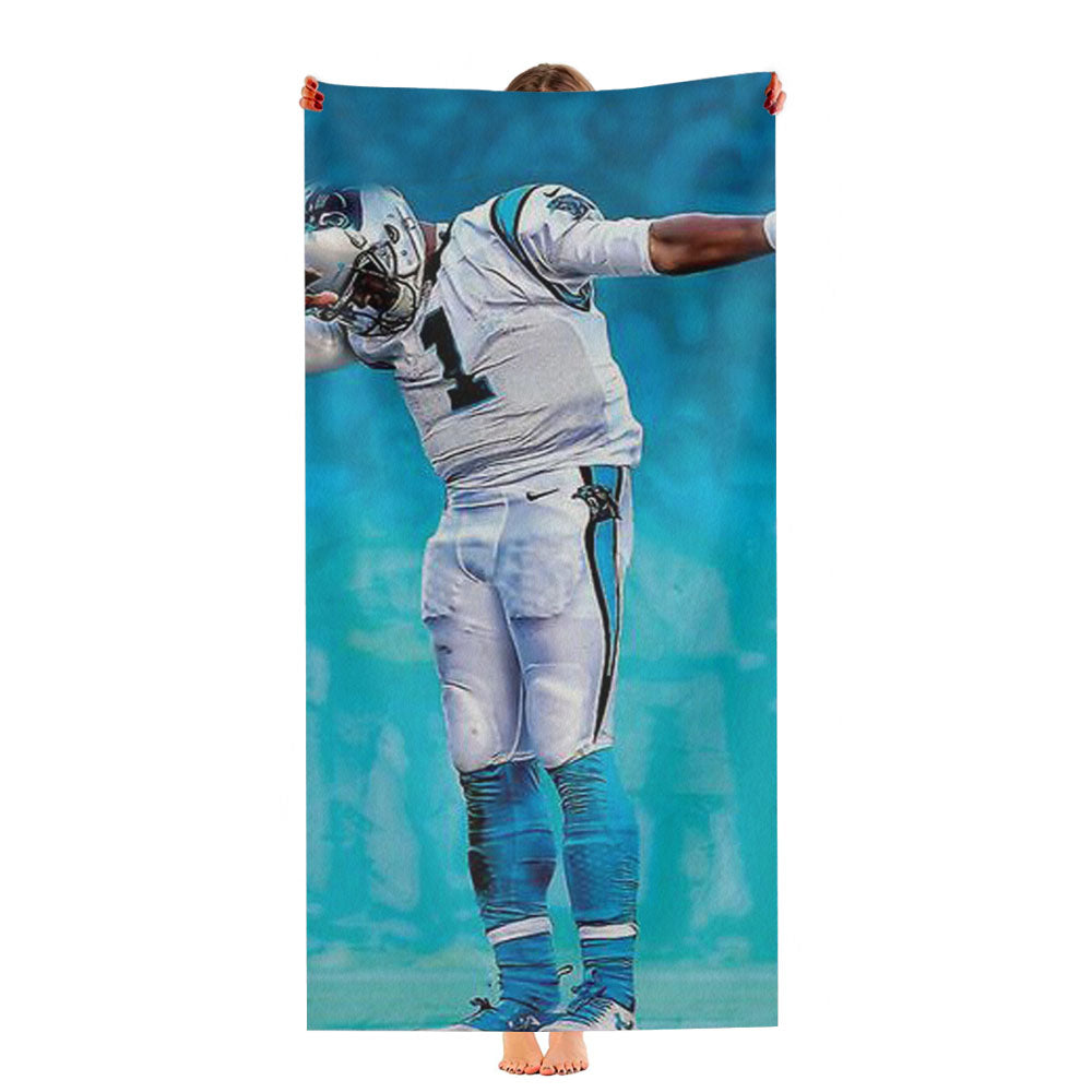 Cam Newton Dab On Em Ultra-Soft Luxury Bathroom Towels