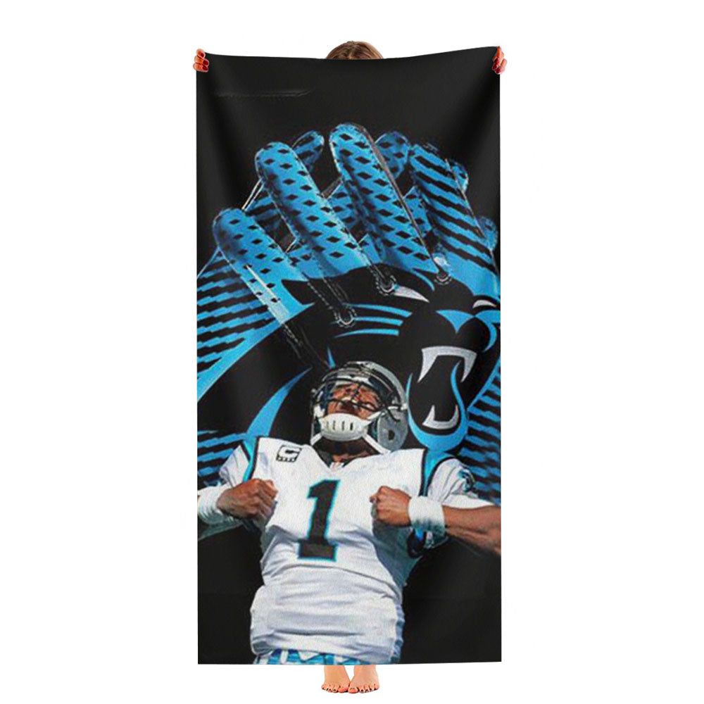 Cam Newton Nfl Panthers Ultra-Soft Luxury Bathroom Towels