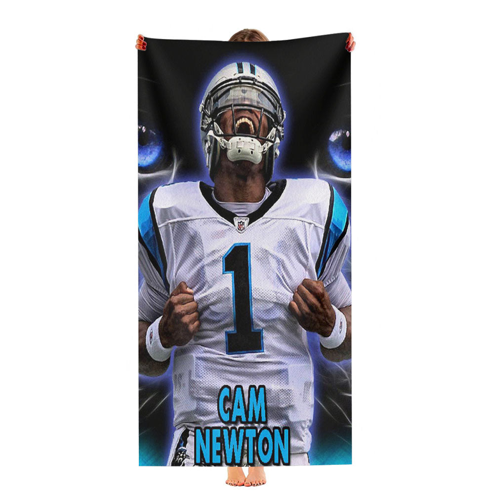 Cam Newton Panthers Ultra-Soft Luxury Bathroom Towels