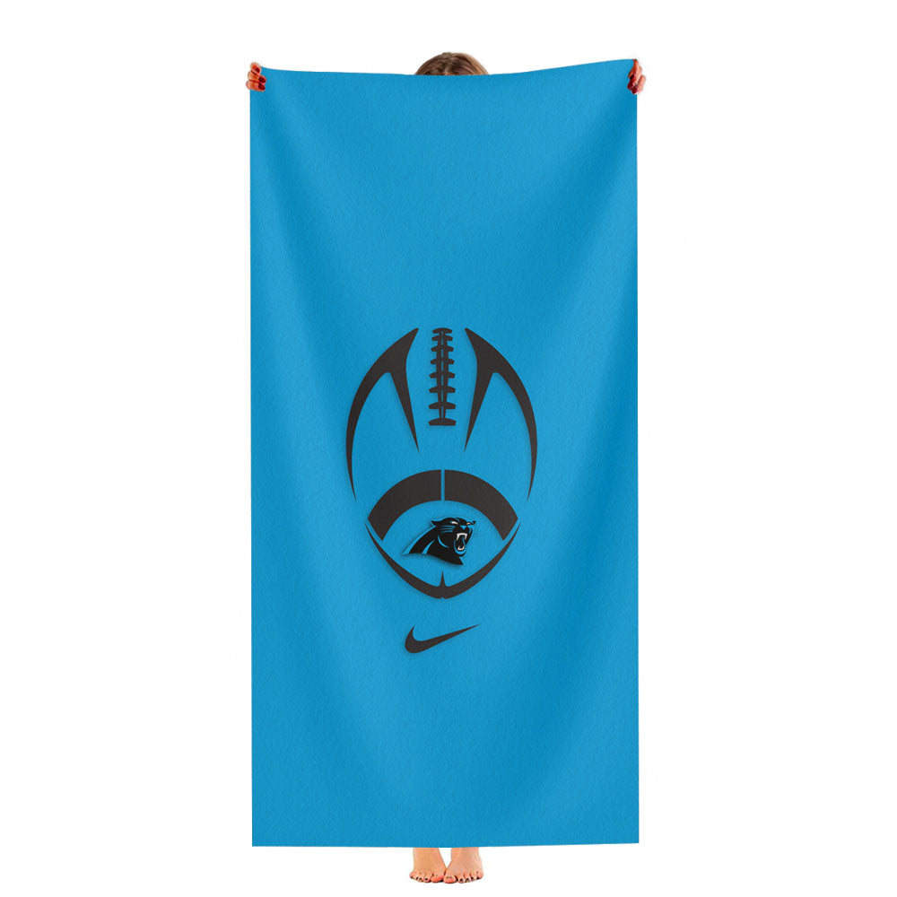 Carolina Panthers Christmas Sweater Ultra-Soft Luxury Bathroom Towels