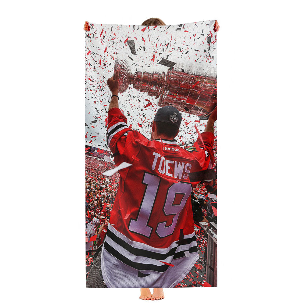 Ceremony Chicagoblackhawks Hockey Ultra-Soft Luxury Bathroom Towels