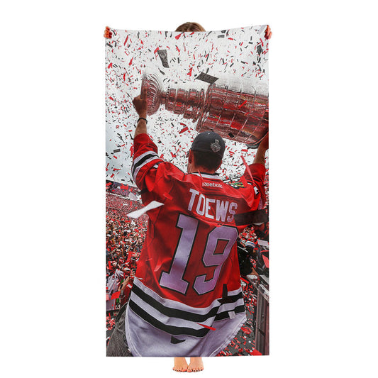 Ceremony Chicagoblackhawks Hockey Ultra-Soft Luxury Bathroom Towels