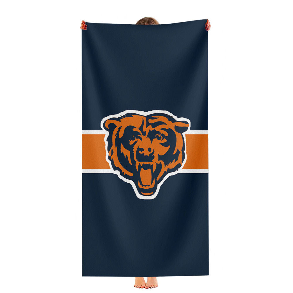 Chicago Bear Est 1920 Ultra-Soft Luxury Bathroom Towels