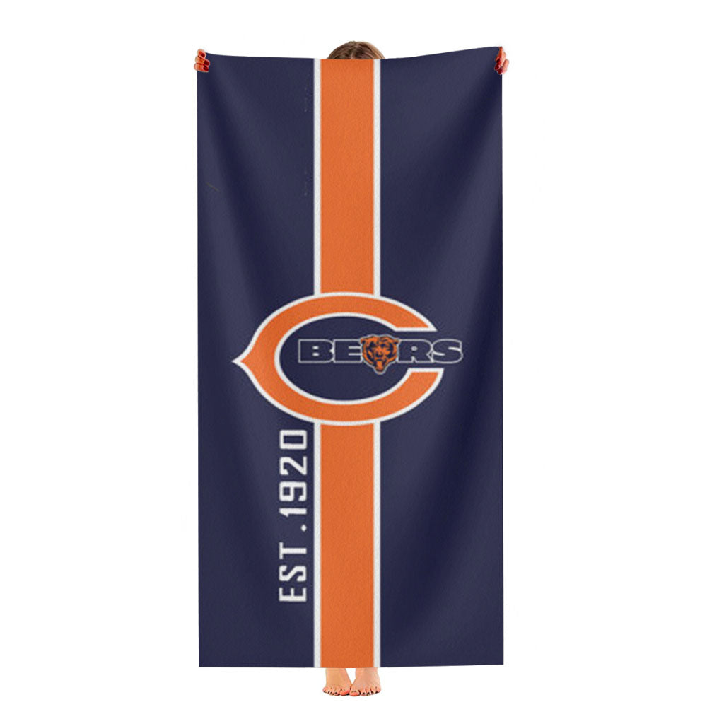 Chicago Bear Ultra-Soft Luxury Bathroom Towels