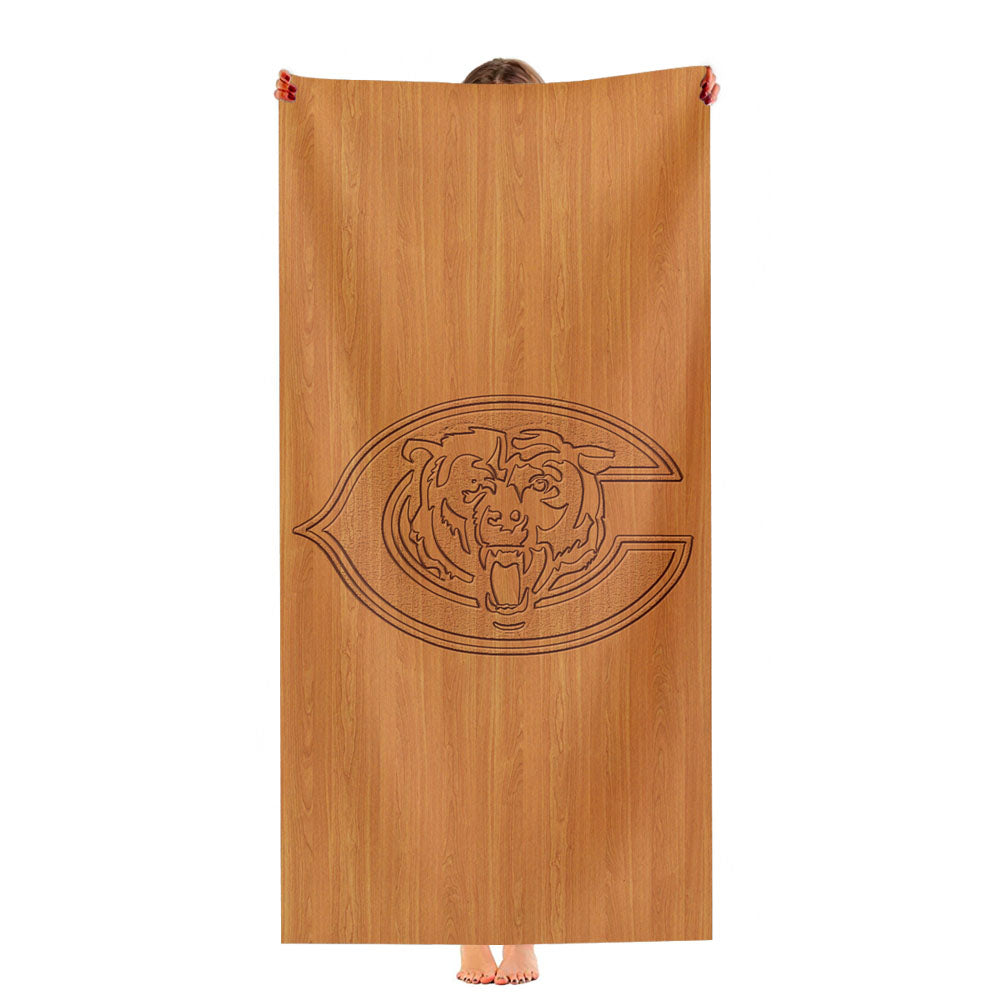 Chicago Bears 2 Ultra-Soft Luxury Bathroom Towels