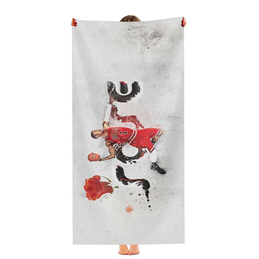 Chicago Bulls Derrick Rose Ultra-Soft Luxury Bathroom Towels