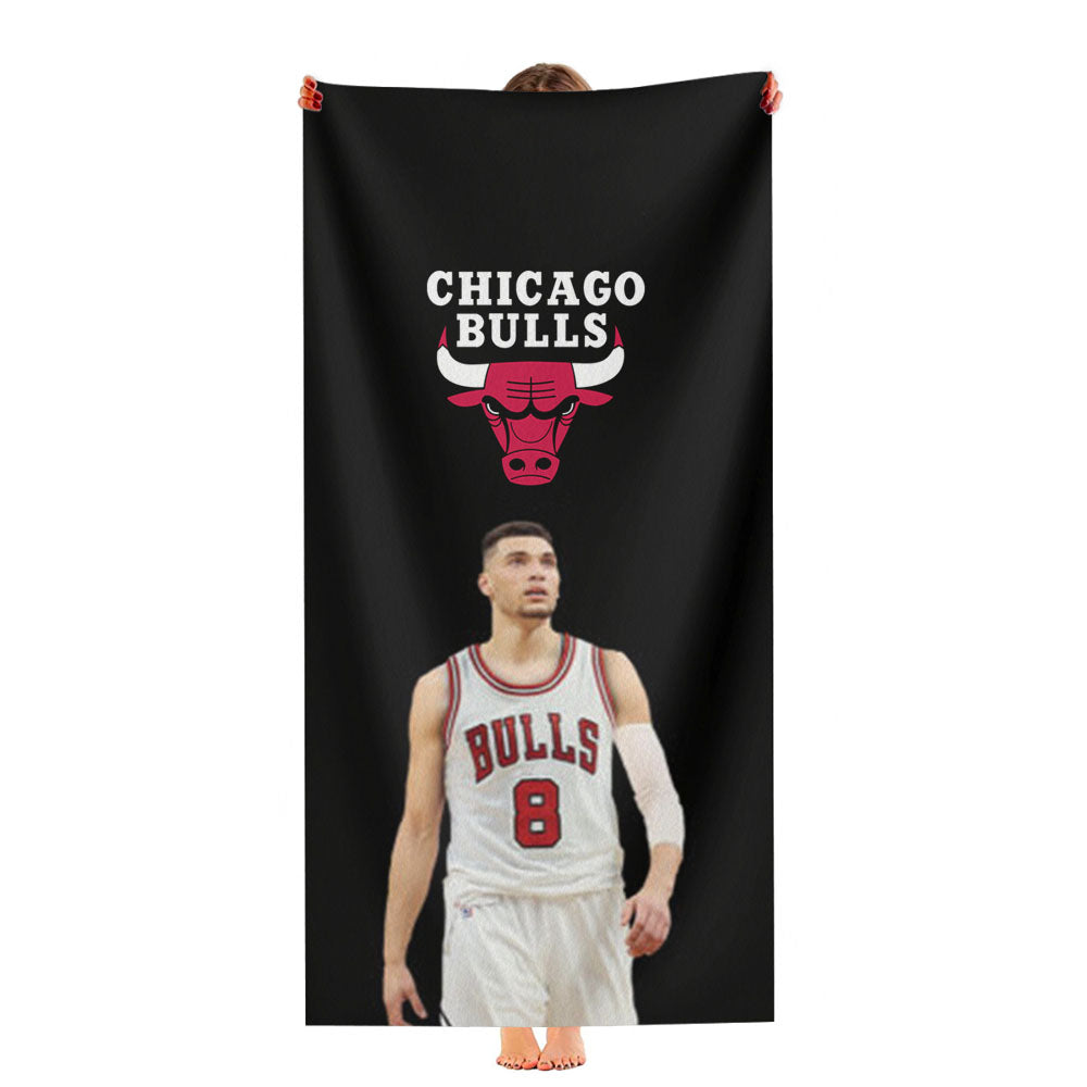 Chicago Bulls Ultra-Soft Luxury Bathroom Towels