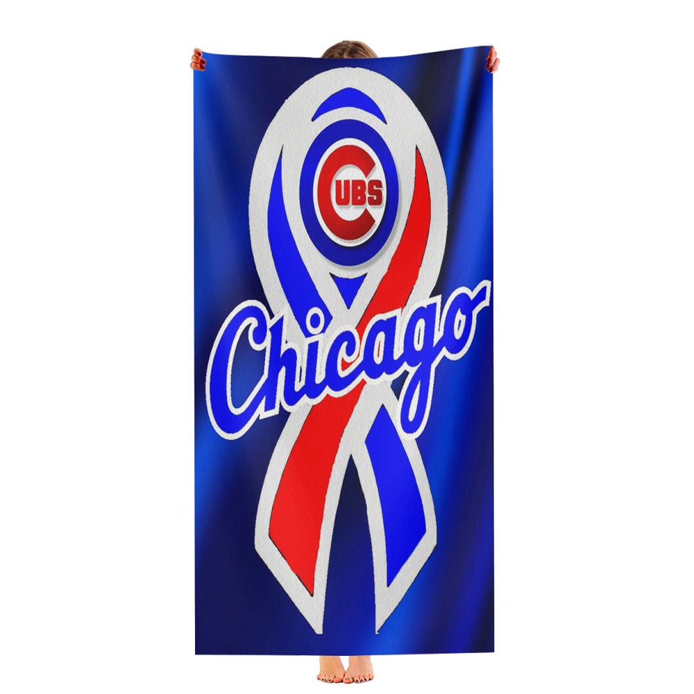 Chicago Cub Ultra-Soft Luxury Bathroom Towels
