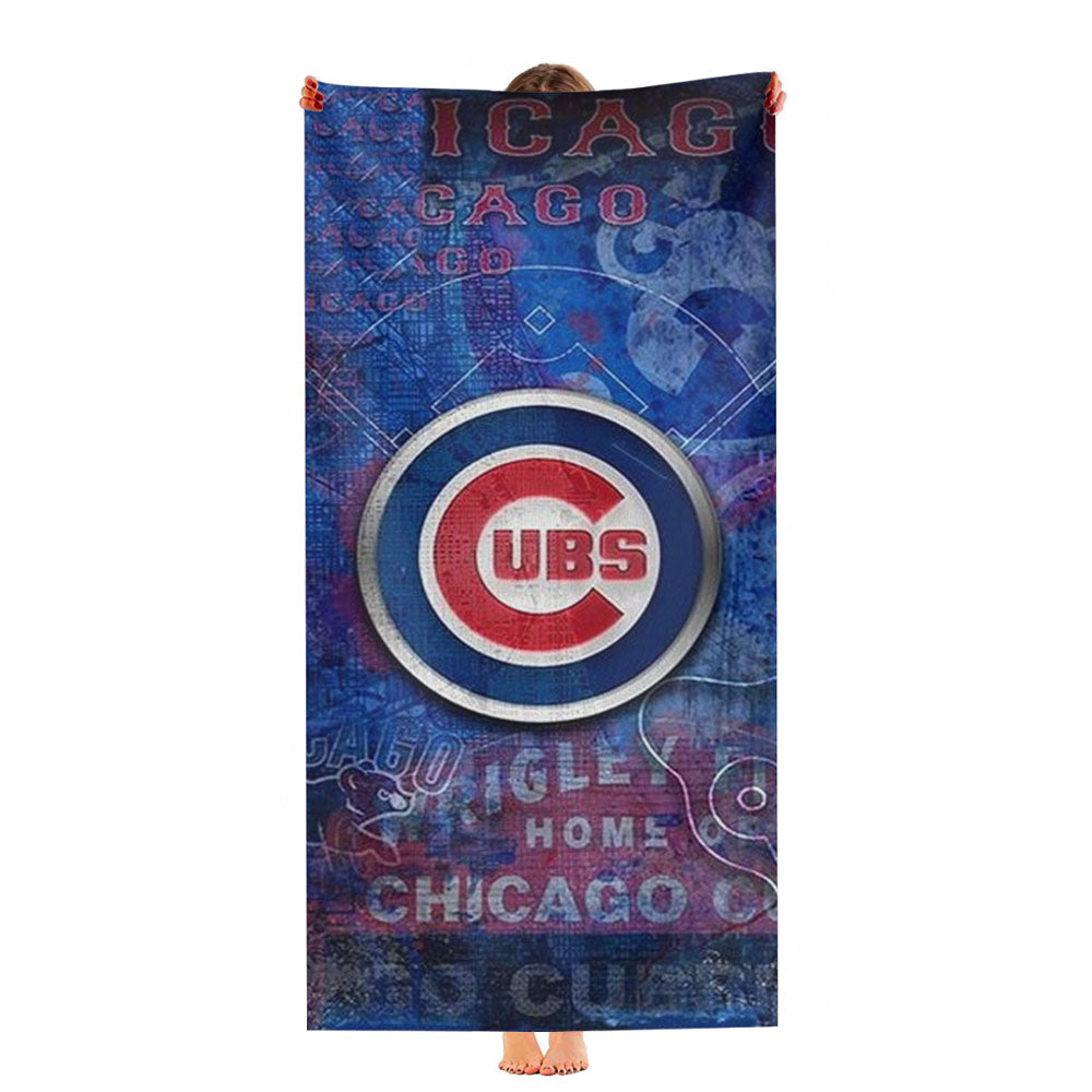 Chicago Cubs 3 Ultra-Soft Luxury Bathroom Towels