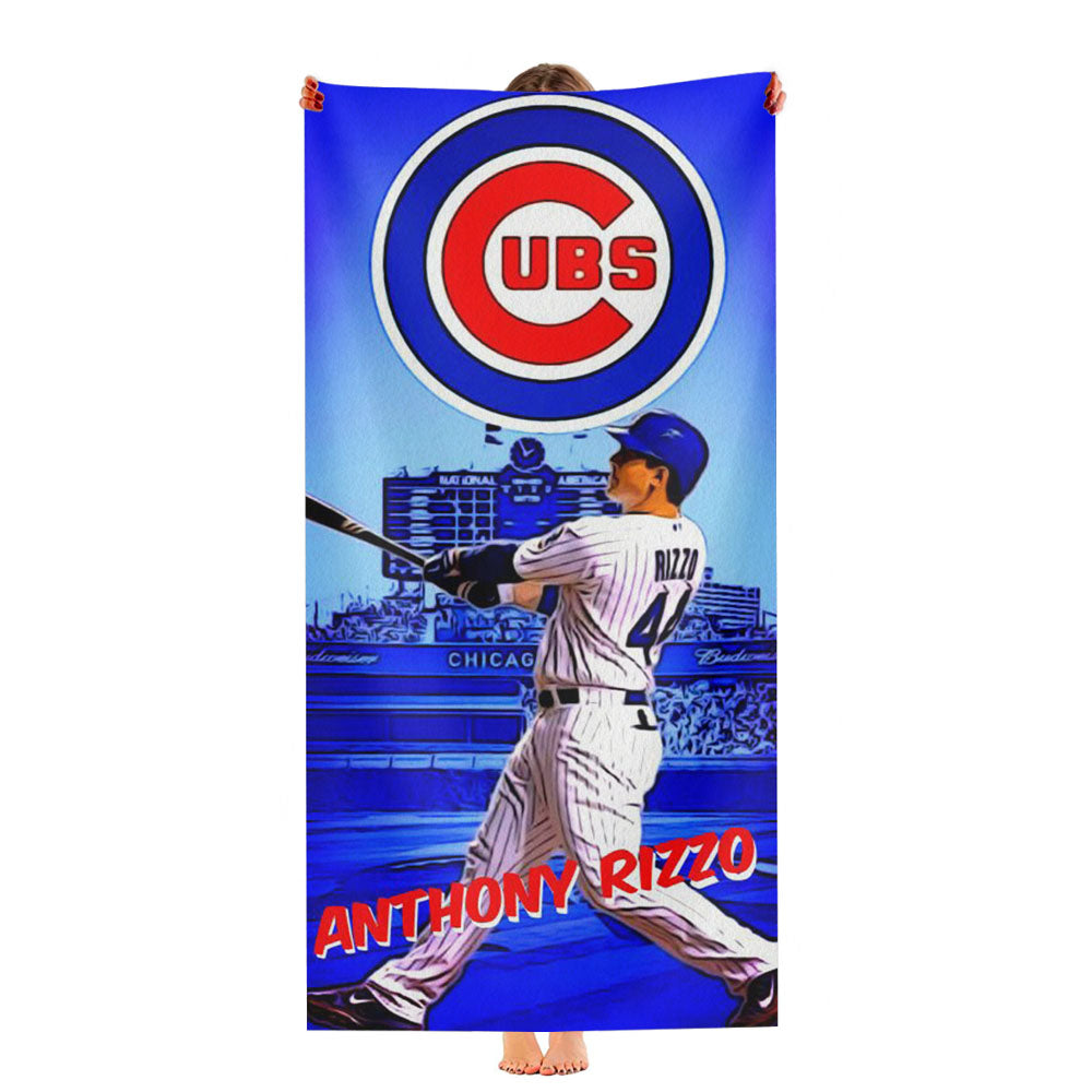 Chicago Cubs Atmosphere Ultra-Soft Luxury Bathroom Towels