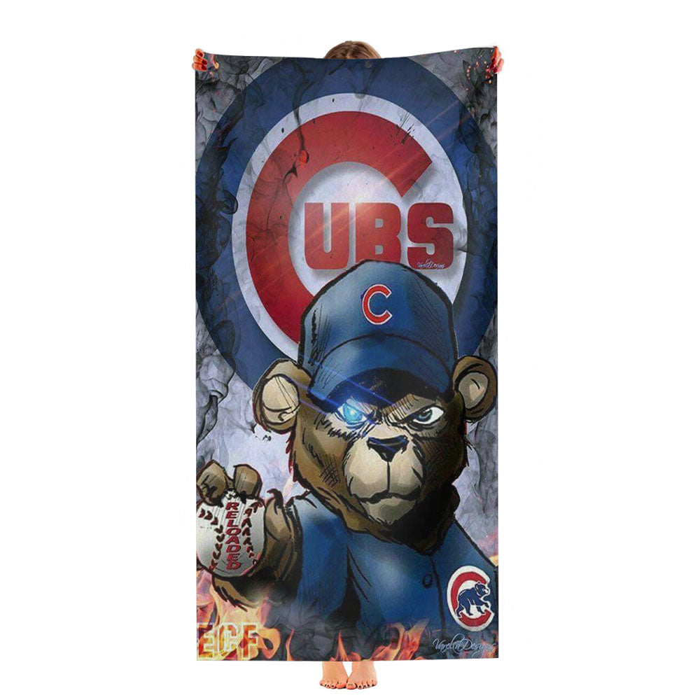 Chicago Cubs Bea Ultra-Soft Luxury Bathroom Towels