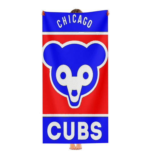 Chicago Cubs Bear M Ultra-Soft Luxury Bathroom Towels