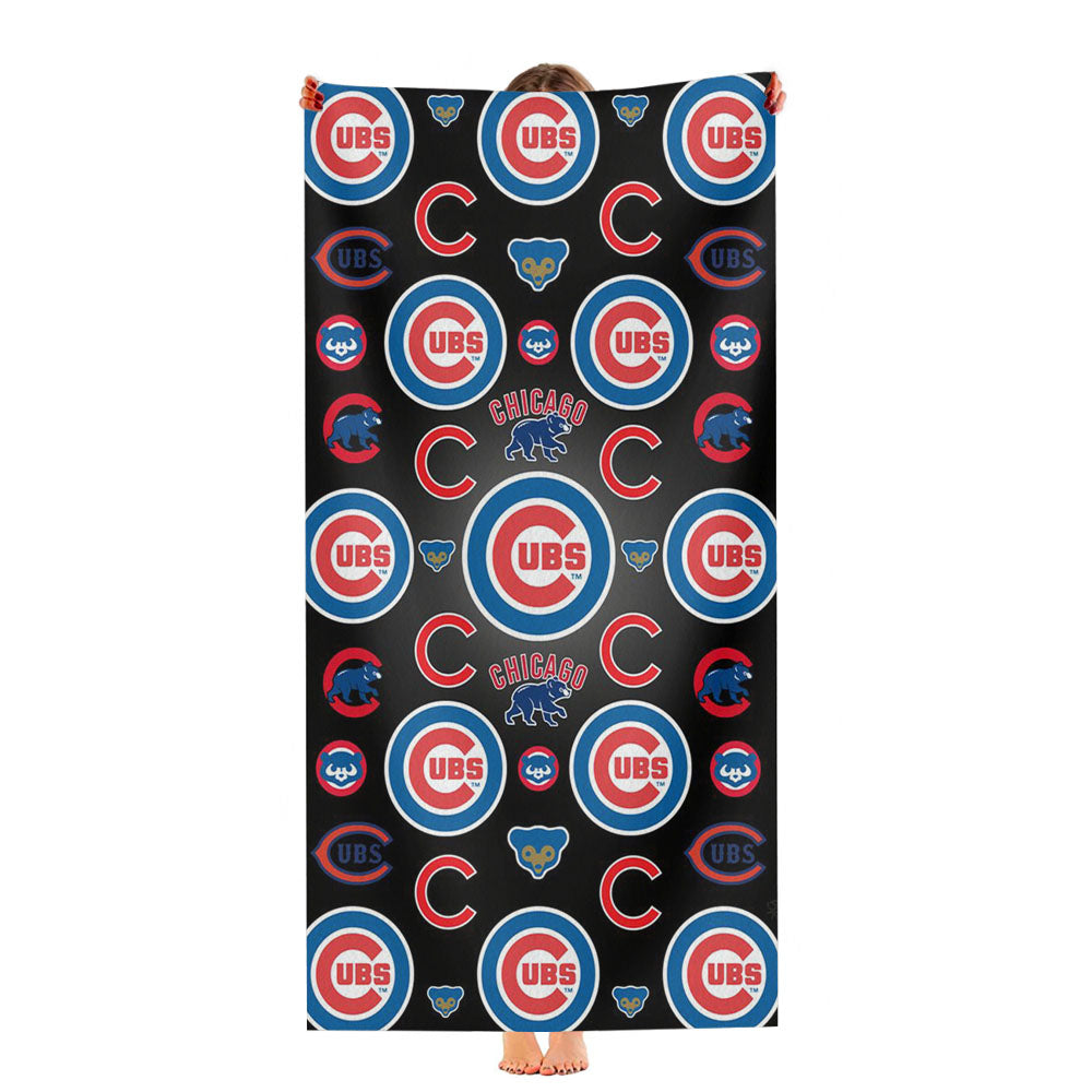 Chicago Cubs Bear Ultra-Soft Luxury Bathroom Towels