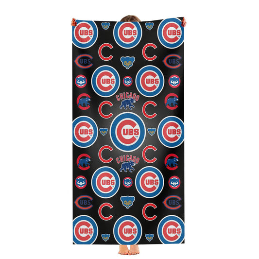 Chicago Cubs Bear Ultra-Soft Luxury Bathroom Towels