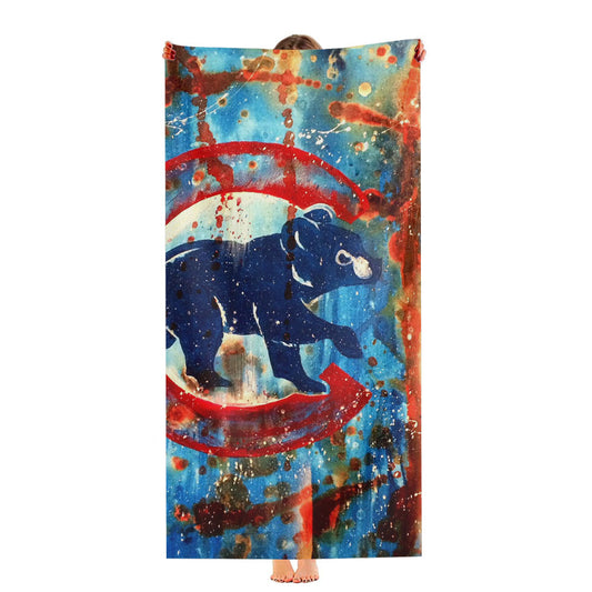 Chicago Cubs Bryant And Rizzo Ultra-Soft Luxury Bathroom Towels