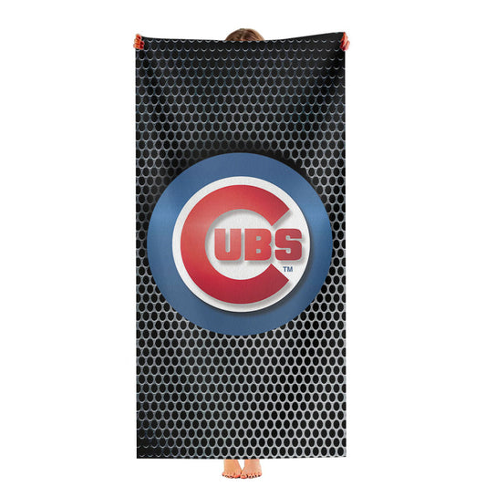 Chicago Cubs Catch The Ball Ultra-Soft Luxury Bathroom Towels