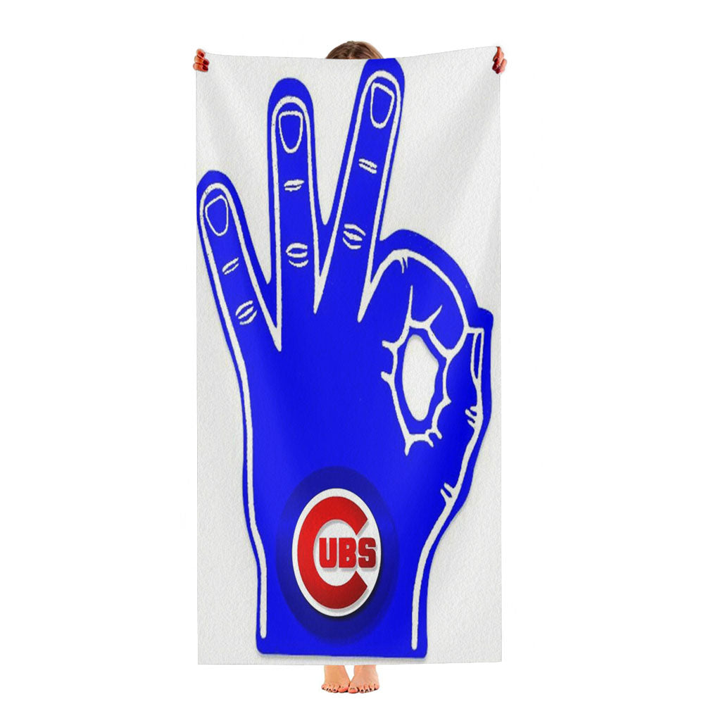 Chicago Cubs Heroes Ultra-Soft Luxury Bathroom Towels