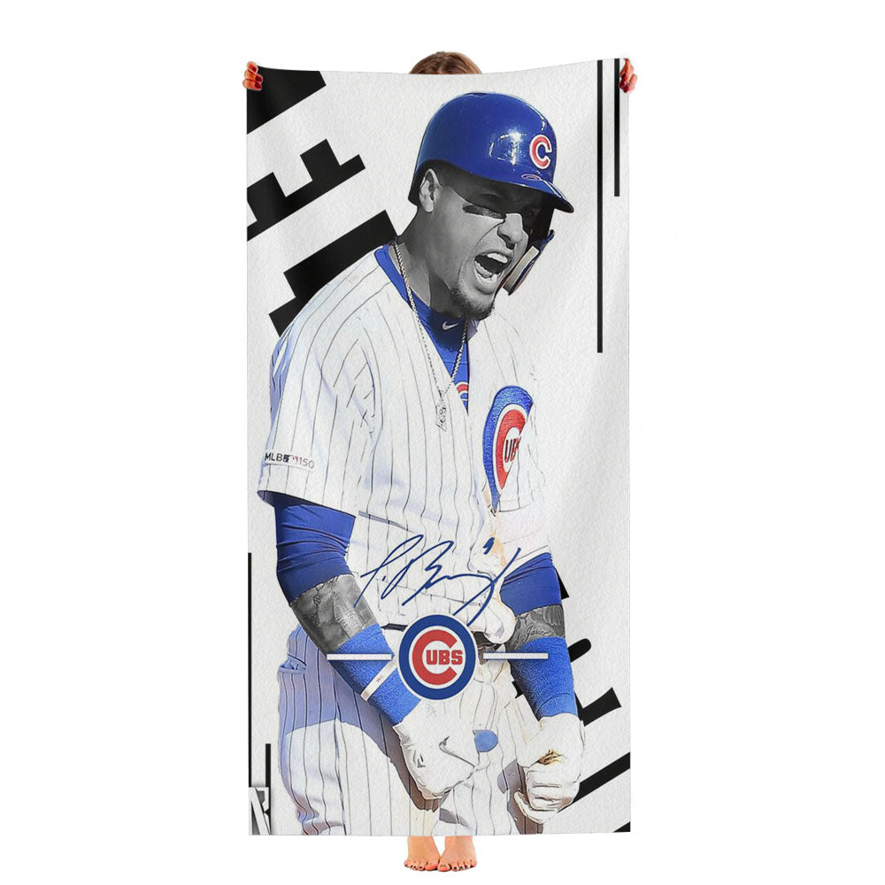 Chicago Cubs Home Baseball Ultra-Soft Luxury Bathroom Towels