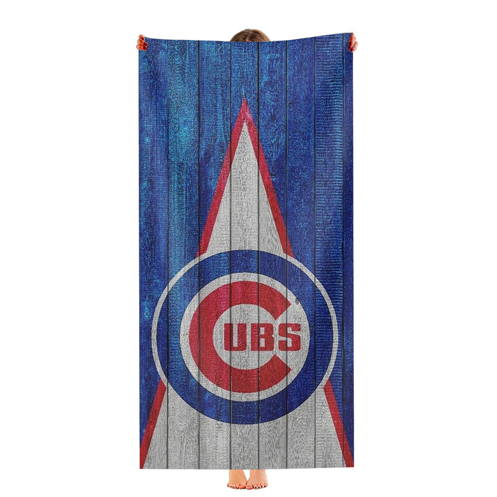 Chicago Cubs Javier Baez White Wallpapers Ultra-Soft Luxury Bathroom Towels