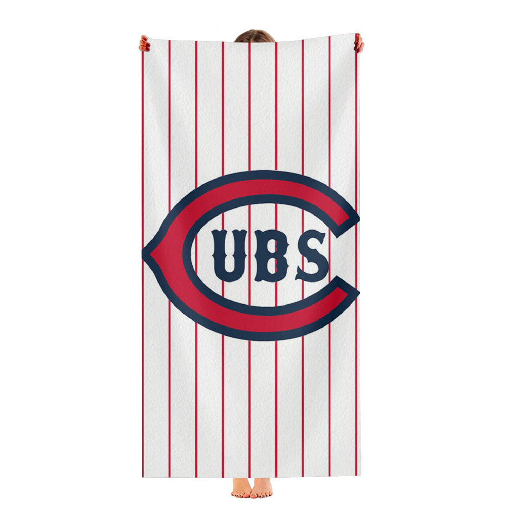Chicago Cubs Light Ultra-Soft Luxury Bathroom Towels
