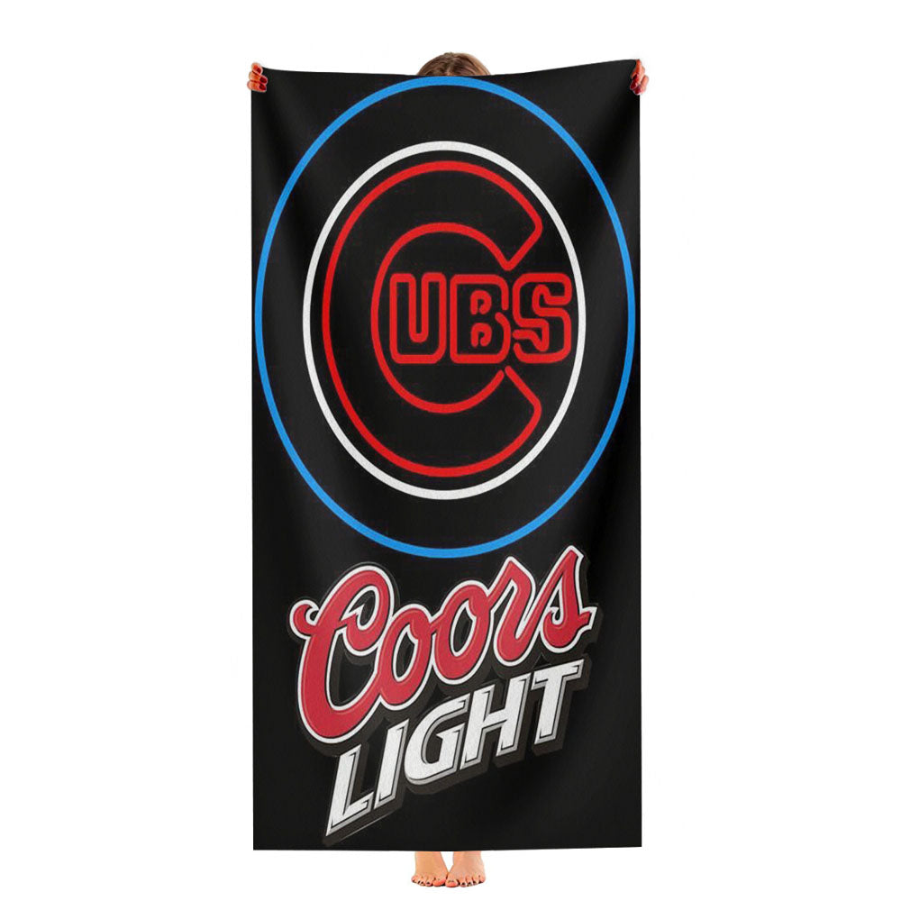 Chicago Cubs Little Bear Ultra-Soft Luxury Bathroom Towels