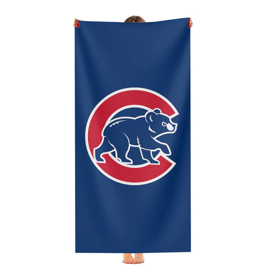 Chicago Cubs On The Red Ultra-Soft Luxury Bathroom Towels