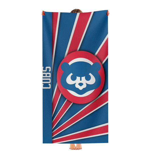 Chicago Cubs V Ultra-Soft Luxury Bathroom Towels