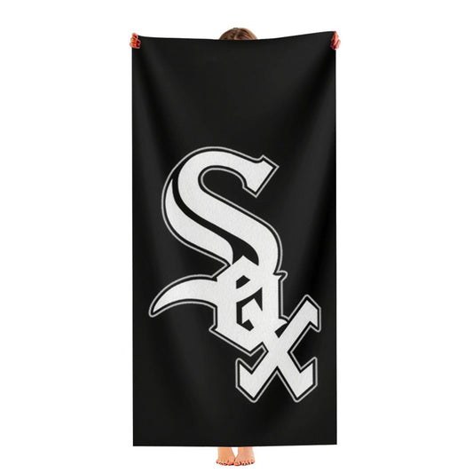 Chicago White Sox Baseball Jersey Logo Ultra-Soft Luxury Bathroom Towels