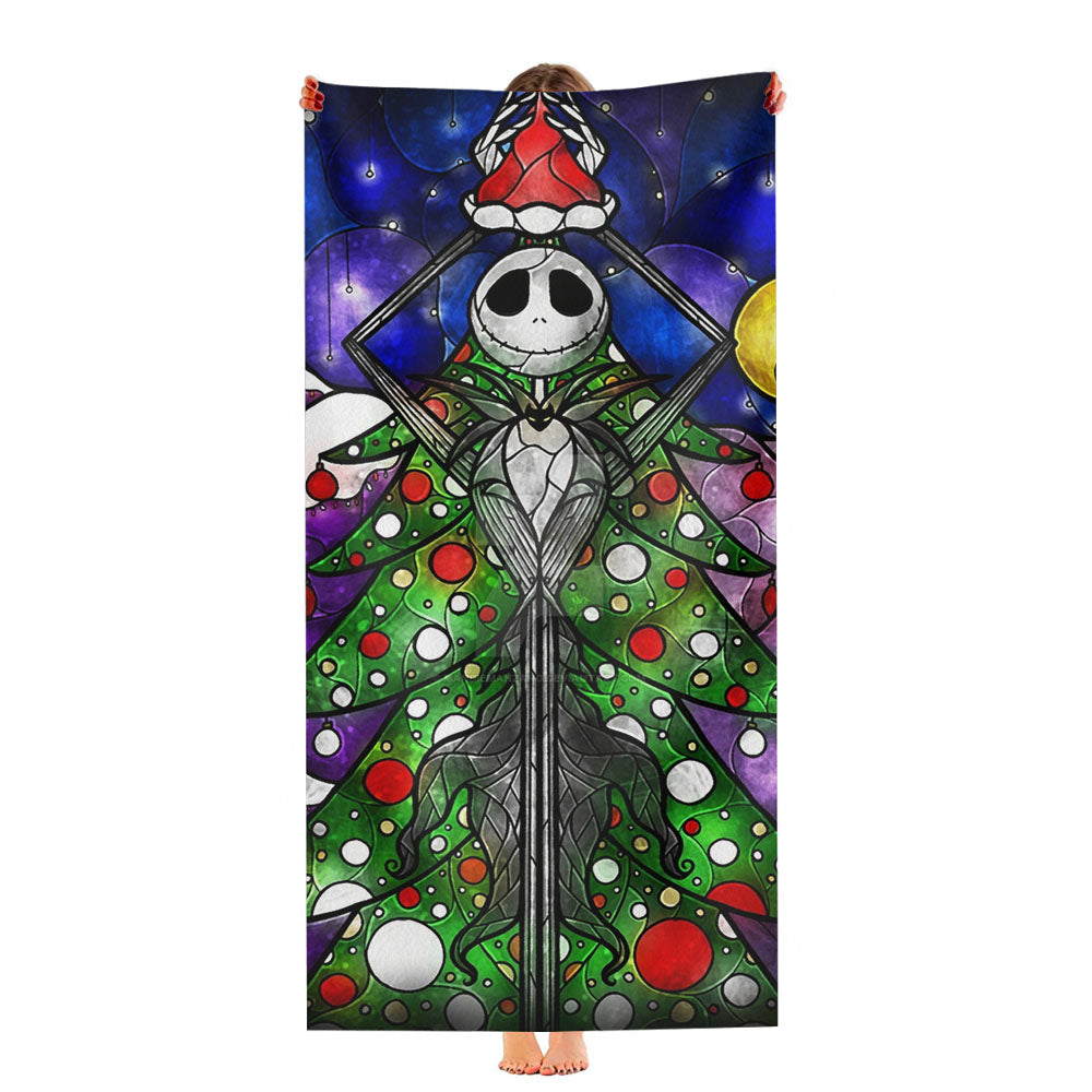 Christmas Jack Skellington Nightmare Ultra-Soft Luxury Bathroom Towels