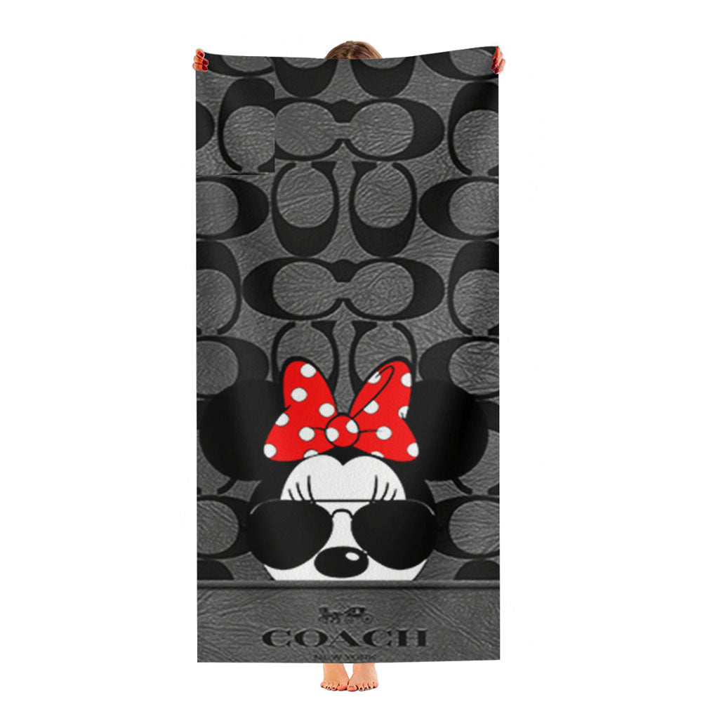 Coach New York Disney Mickey Mouse Ultra-Soft Luxury Bathroom Towels