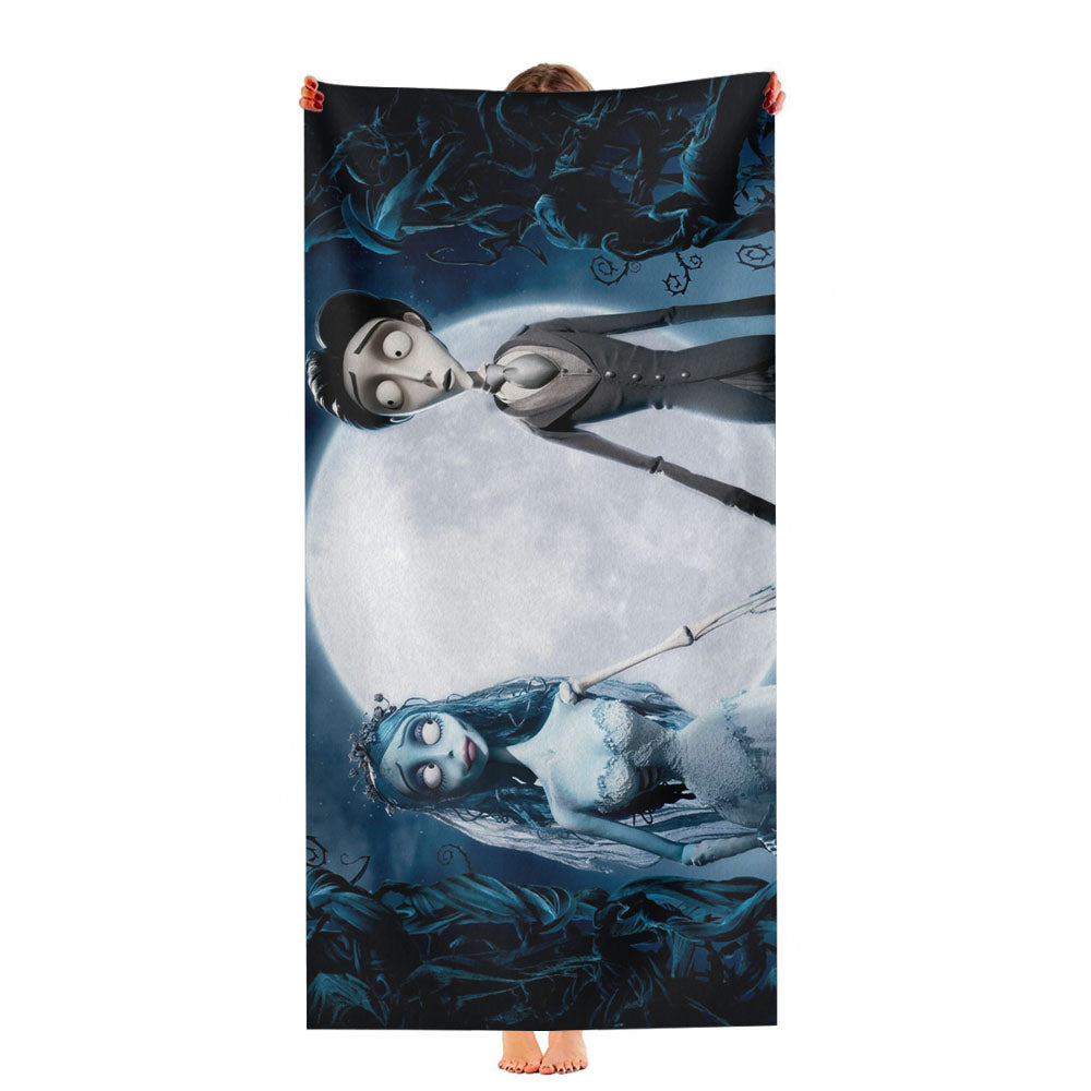 Corpse Bride Horror Movie Halloween Ultra-Soft Luxury Bathroom Towels