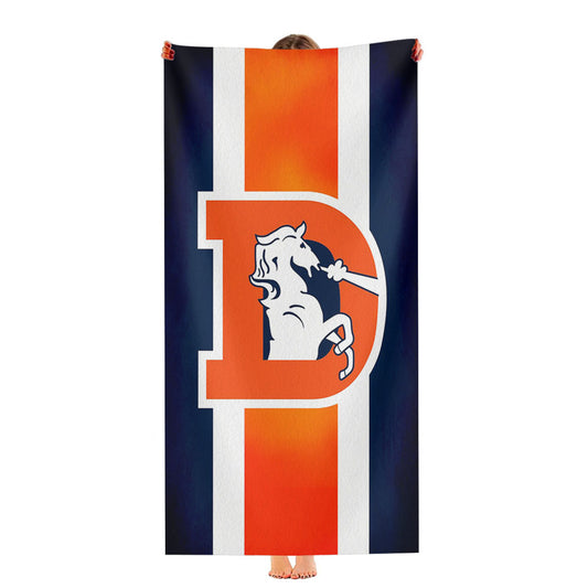 Denver Broncos Football Team Emblem Ultra-Soft Luxury Bathroom Towels