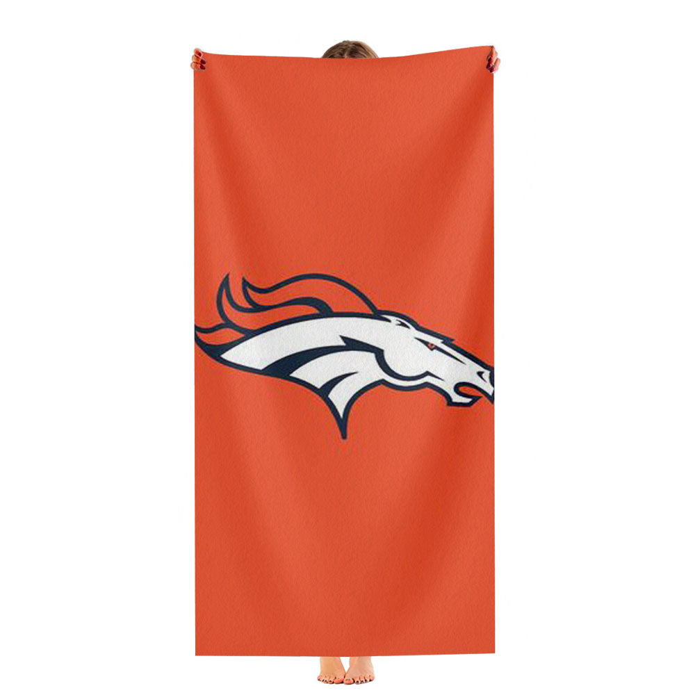 Denver Broncos Logo American Football Team Ultra-Soft Luxury Bathroom Towels