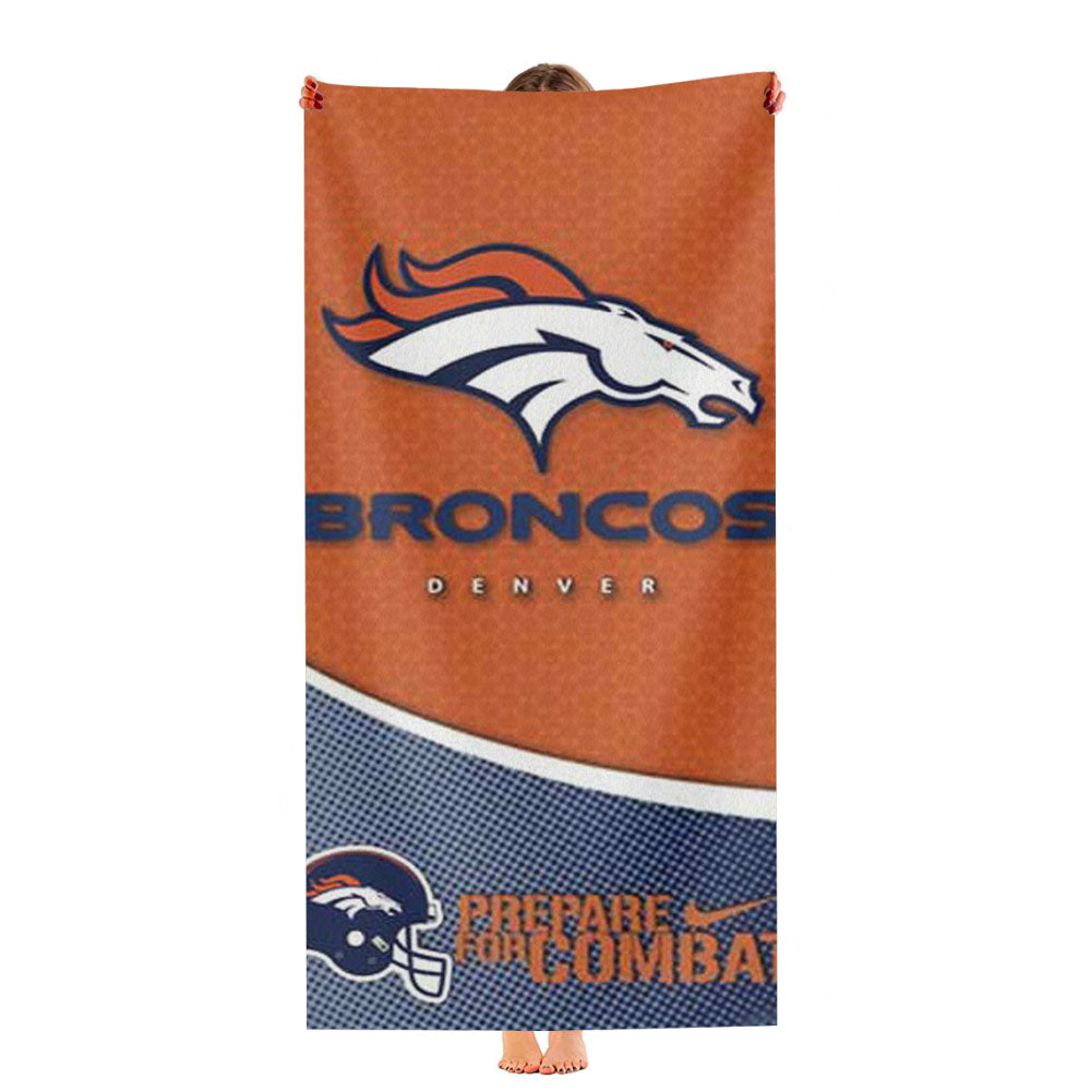 Denver Broncos P Manning Ultra-Soft Luxury Bathroom Towels