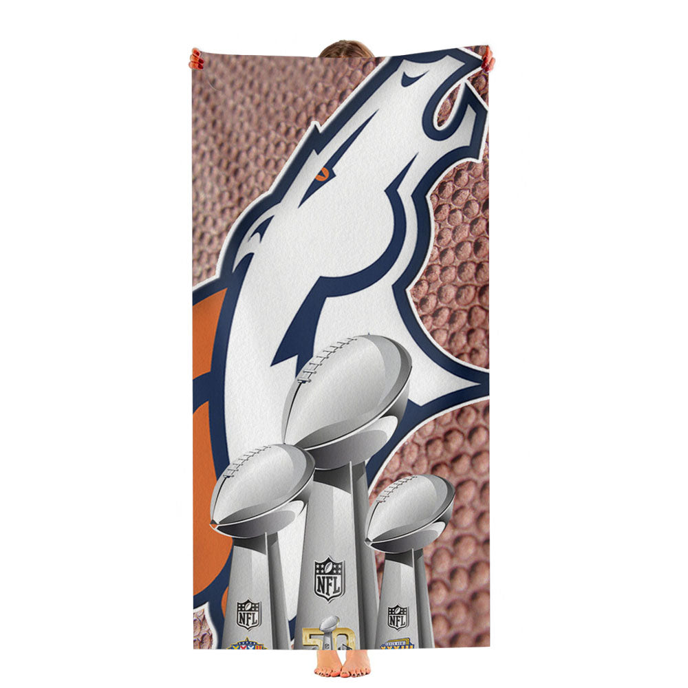 Denver Broncos Superbowl 50 Ultra-Soft Luxury Bathroom Towels