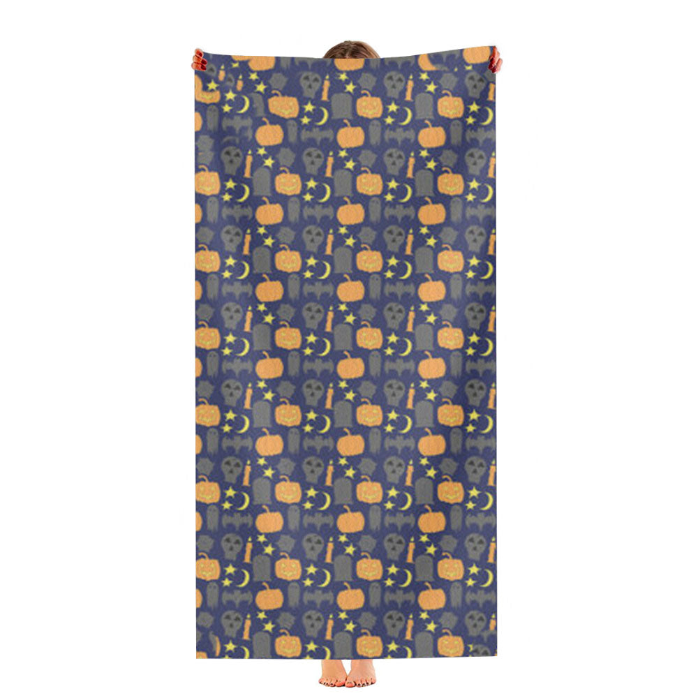 Doodle Halloween Ultra-Soft Luxury Bathroom Towels
