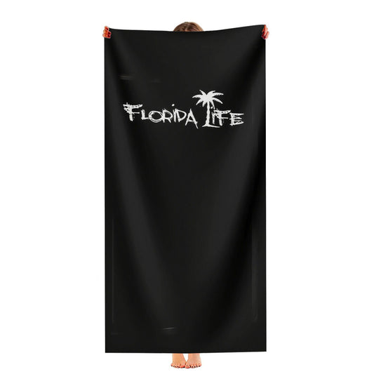 Florida Grown Life Palm Tree Beach Ultra-Soft Luxury Bathroom Towels