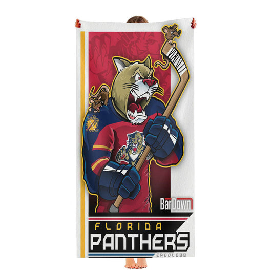 Florida Panthers Nhl Sport Logo Ultra-Soft Luxury Bathroom Towels