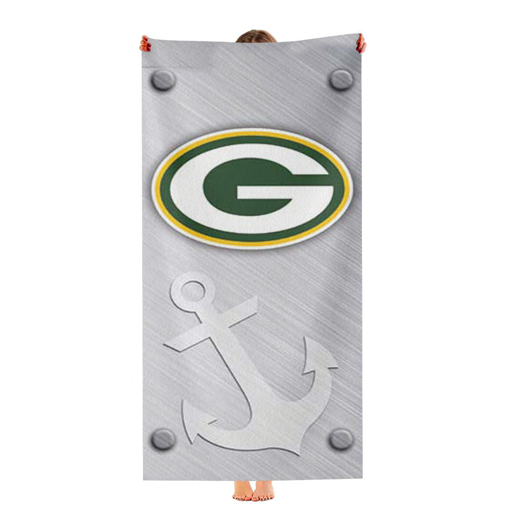 Green Bay Packers Championship Banner Ultra-Soft Luxury Bathroom Towels