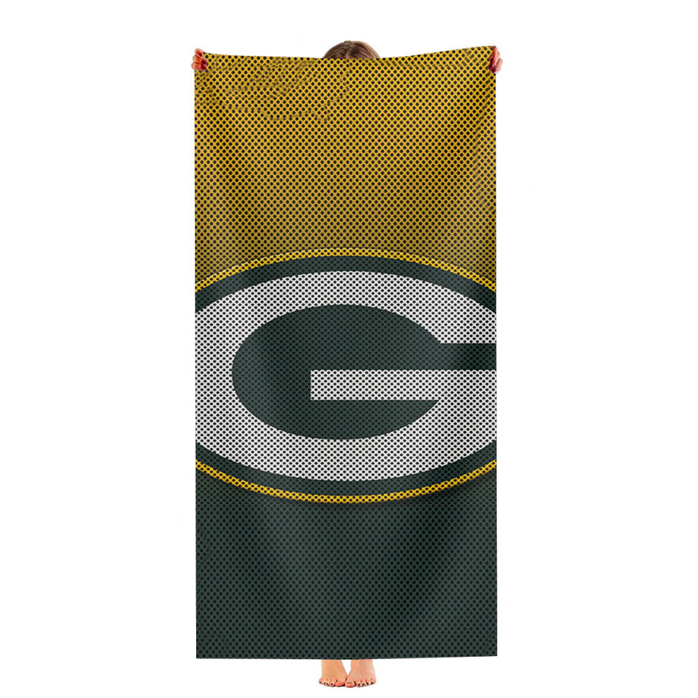 Green Bay Packers Gloves Ultra-Soft Luxury Bathroom Towels