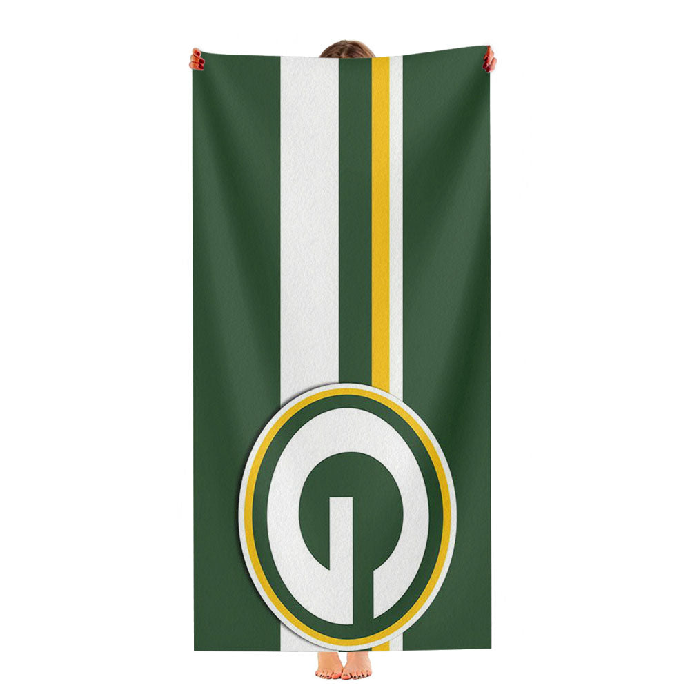 Green Bay Packers Nfl Logo 44 Ultra-Soft Luxury Bathroom Towels