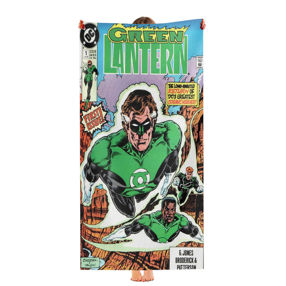 Green Lantern Hal Jordan Ultra-Soft Luxury Bathroom Towels