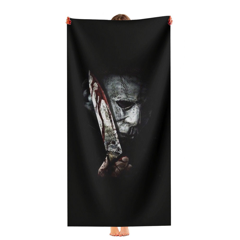 Halloween Aesthetic Creepy Halloween Background Ultra-Soft Luxury Bathroom Towels